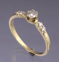 Diamantring, ca. 0.32 ct