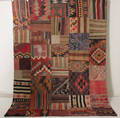 Orientmatta, flatvävd, Patchwork, 306x230 cm