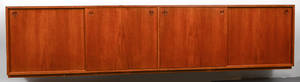Sideboard i teak, 1960-tal, okänd formgivare