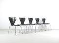 Arne Jacobsen, Stühle Modell 3107 von Fritz Hansen 5