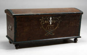 Brudekiste, 1800-tallet