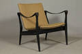 Ebbe  Karen Clemmensen. Hvilestol i sort ask, model 3405