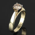 Solitaire ring ca. 0.80 ct.