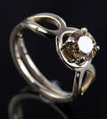 Solitaire ring ca. 1.02 ct.