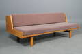 Hans. J. Wegner. Briks  sovesofa, stel af egetræ