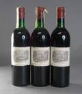 3 fl. Chateau Lafite Rothschild 1972 Pauillac 1 Cru. 3