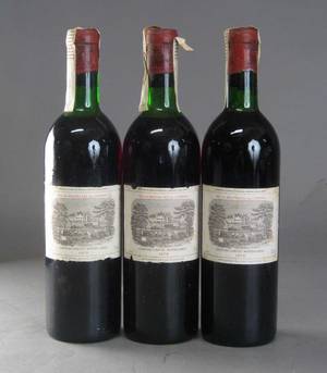 3 fl. Chateau Lafite Rothschild 1972 Pauillac 1 Cru. 3