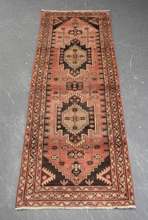 Persisk Hamadan Tæppe 282 x 100 cm. 