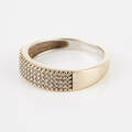 Ring 18 k vitguld diamanter