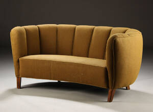 Dansk møbelproducent, banansofa, 1940erne