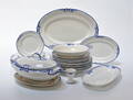 Samling Villeroy  Boch. Blå Olga, middagsservice af fajance 28