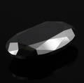 Uindfattet behandlet sort diamant ca 17.17 ct