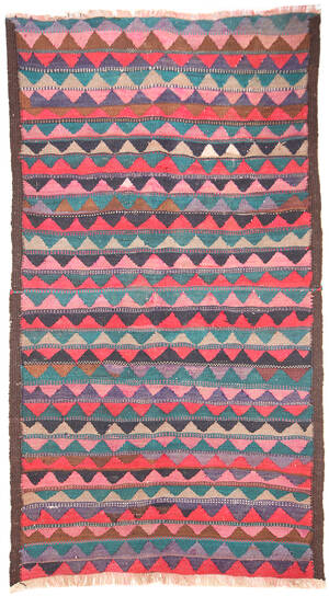 Persisk Kermanshah nomade-kelim, 233x120 cm. Denne vare er sat til omsalg under nyt varenummer 4897603
