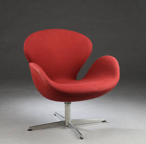 Arne Jacobsen. Svanen stol model 3320, tidlig model