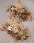 New Zealandsk lammeskind - premium skind - sand. 2