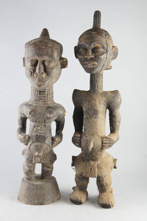 Två afrikanska skulpturer 2
