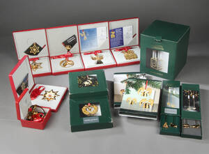 Georg Jensen. En samling forgyldt julepynt m.m. 19 m.m.