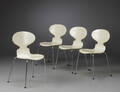 Arne Jacobsen. Fire stole, model 3101 Myren 4