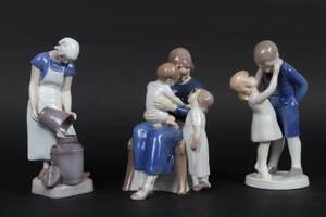 Bing  Grøndahl. Tre porcelænsfigurer. 3