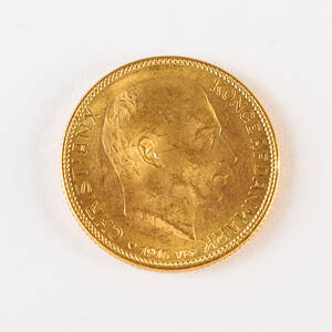 Danmark. 20 kr 1916 guldmønt  Denne vare er sat til omsalg under nyt varenummer 4203080