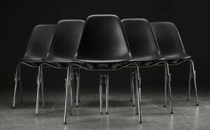 Charles Eames. Skalstole, model DSS i sort 6