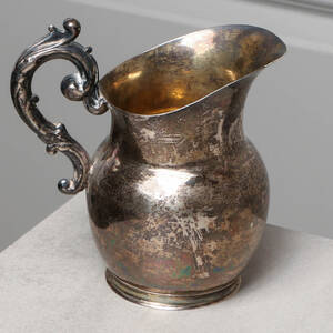 GRÄDDKANNA, Christian Hallenberg, silver, år1880