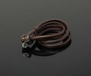 Ole Lynggaard, Sweet Drop, læderarmbånd i chokolade brun nuance  Denne vare er sat til omsalg under nyt varenummer 5044987