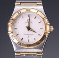 Omega Constellation damearmbåndsur, guld  stål