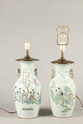 To kinesiske lamper af porcelæn, 1900-tallet 2