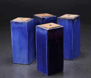 Fire glaserede vaser 4