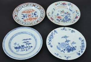 Tallrikar 4st, Kina, 171800-tal