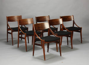 Vestervig Eriksen. Spisestole 6