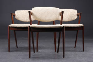 Kai Kristiansen. Tre stole, palisander 3