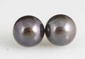 Gold cultured fresh water pearl earrings.