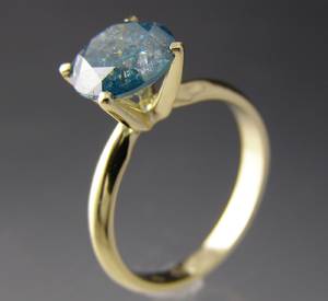 Solitaire ring ca. 2.92 ct.