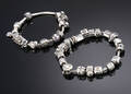 Pandora. To armbånd med charms, sterlingsølv 2