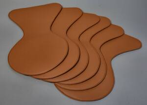 Overtræk til Arne Jacobsens 7er stole, cognacfarvet læder 6