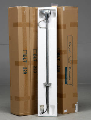 Royal Botania. Seks havelamper, børstet stål 6