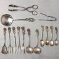 BESTICK, Silver, rosmönstrade