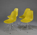 Charles Eames. Fire stole, model DSR, limegrøn 4