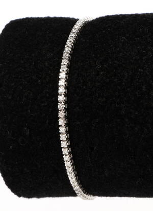 Tennisarmbånd, 14 kt hvidguld, 1.01ct.