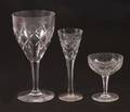 Glasservis, 1900-talets första hälft