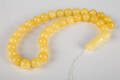Bernstein, Islamische Gebetskette, 14,5 mm, 61,75 g