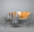 Arne Jacobsen, Stühle Modell 3107 für Fritz Hansen 6