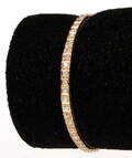 Tennisarmbånd m brillanter, 14 kt guld, ca. 2.00 ct.