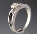 Solitaire ring ca. 0.50 ct.