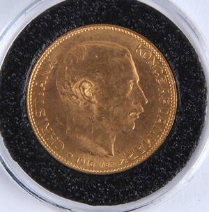 Danmark. 20 kr. 1916 guldmønt 