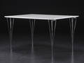 Piet HeinBruno MathssonArne Jacobsen. Rektangulært bord