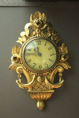 Väggpendyl, rokokostil