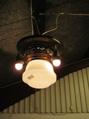 TAKLAMPA JUGEND-KOPPAR DIAM 45 CM.